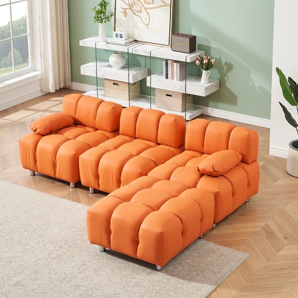 Foldable Sofa With Metal Leg and Wear-resistant Fabric - Bed Bath